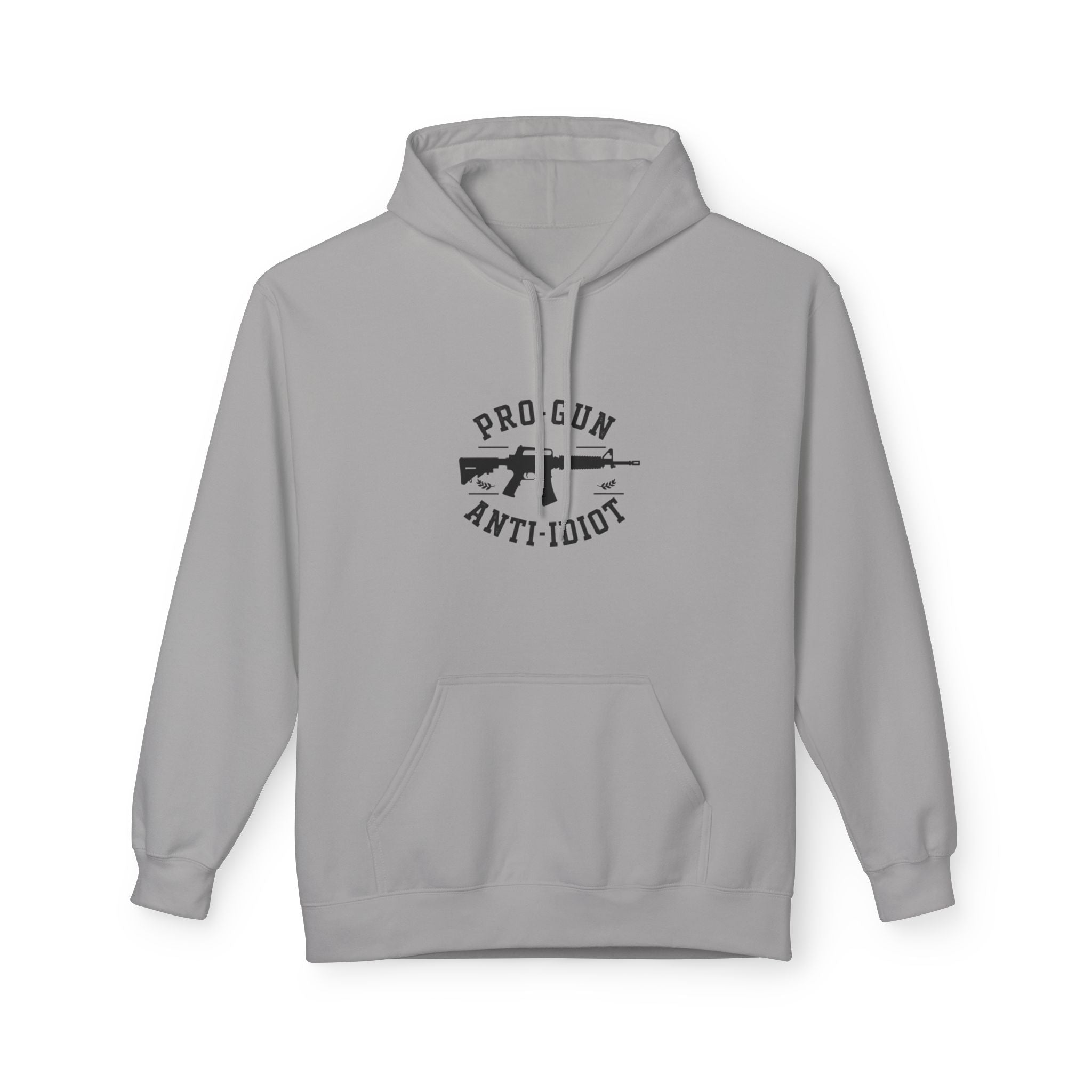 Pro Gun Anti-Idiot Hoodie — Rifle Graphic Pullover