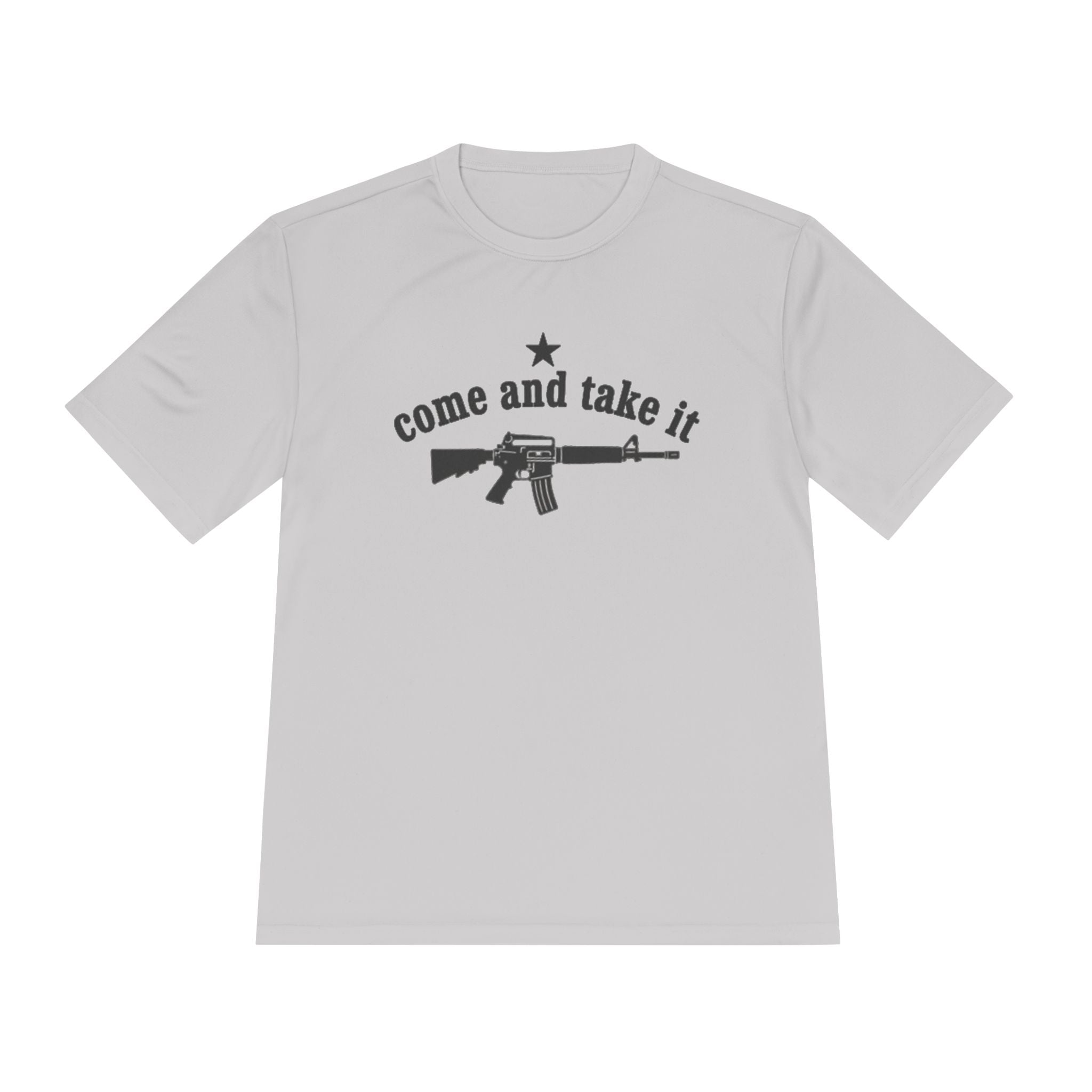 Come and Take It AR-15 Tee — Patriotic American Flag Moisture-Wicking Shirt
