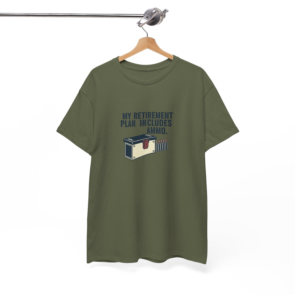 Ammunition Retirement Plan T-Shirt — Funny Gun Lover Tee