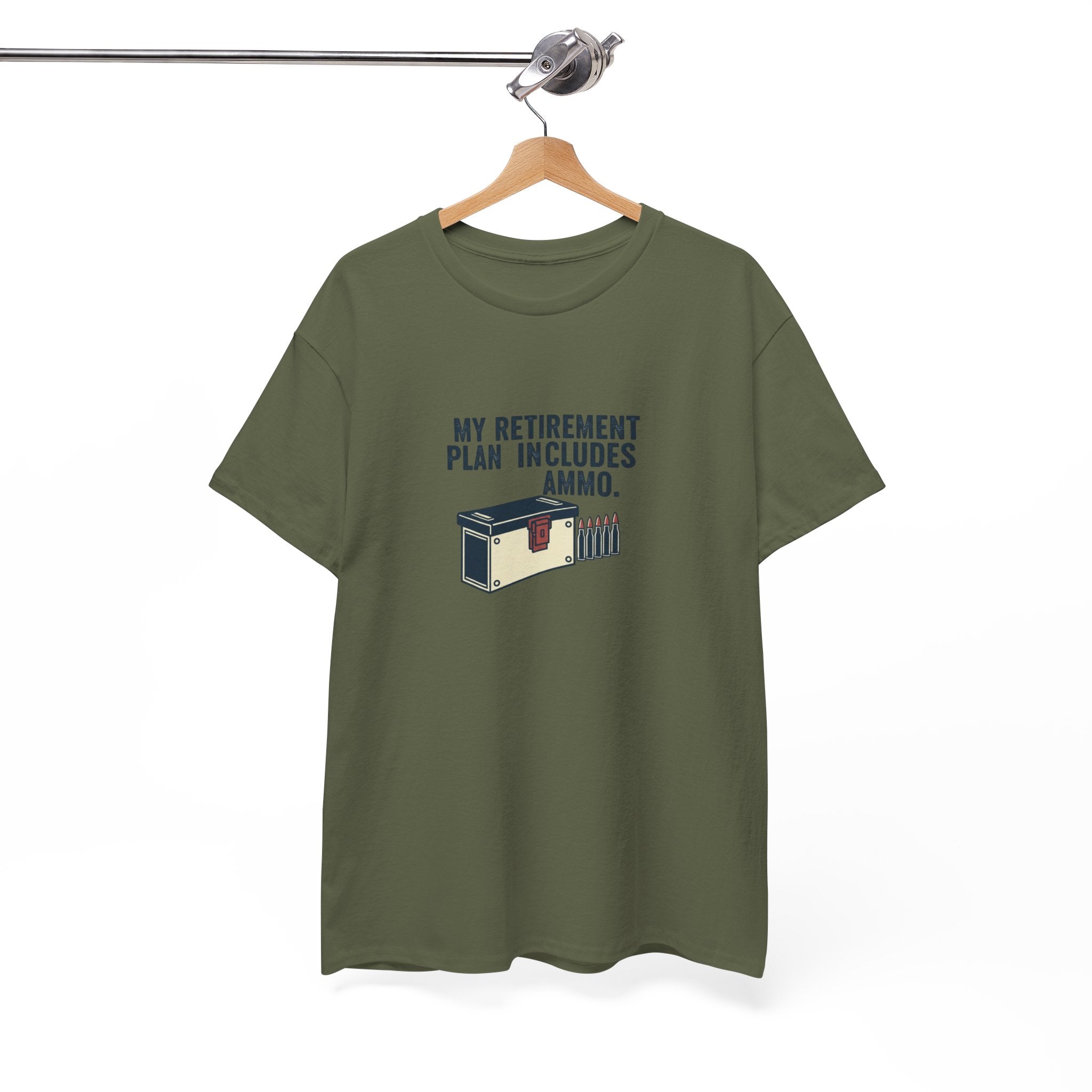 Ammunition Retirement Plan T-Shirt — Funny Gun Lover Tee