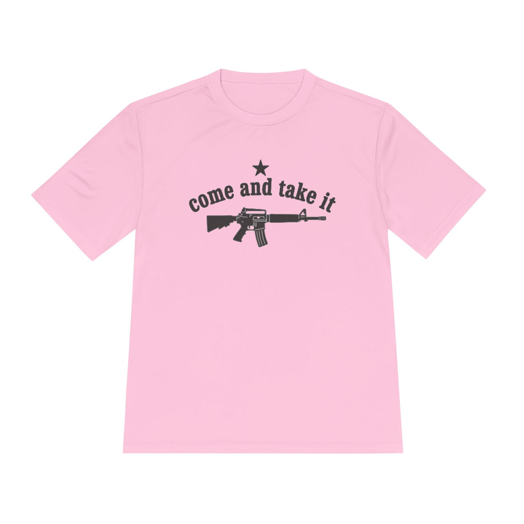 Come and Take It AR-15 Tee — Patriotic American Flag Moisture-Wicking Shirt