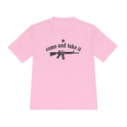 Come and Take It AR-15 Tee — Patriotic American Flag Moisture-Wicking Shirt