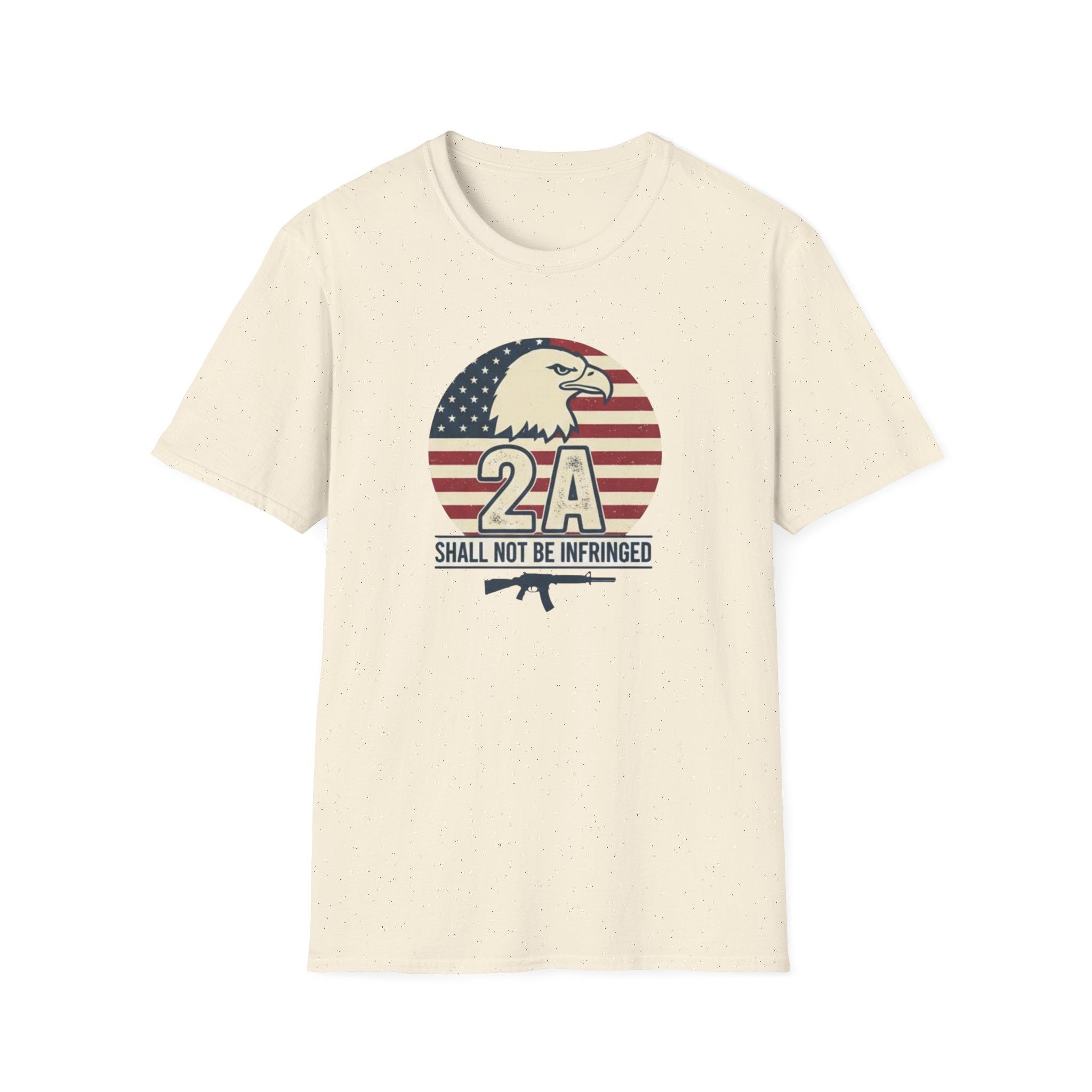 2A 'Shall Not Be Infringed' T-Shirt — American Eagle & Flag 2nd Amendment Tee