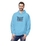 America First Hoodie — Patriotic Flag Eagle Graphic Pullover