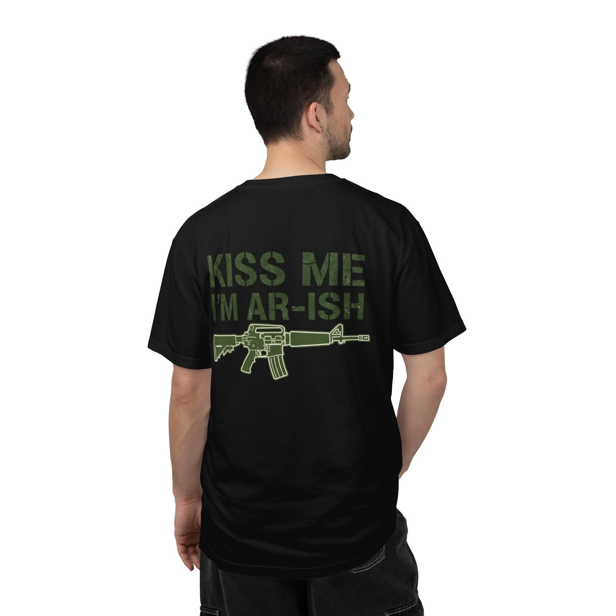 Kiss Me I’m AR-ish T-Shirt — Irish Flag & AR-15 St. Patrick’s Day Tee