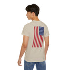 T-Shirt — "Trust God. Not Government." Patriotic American Flag Tee