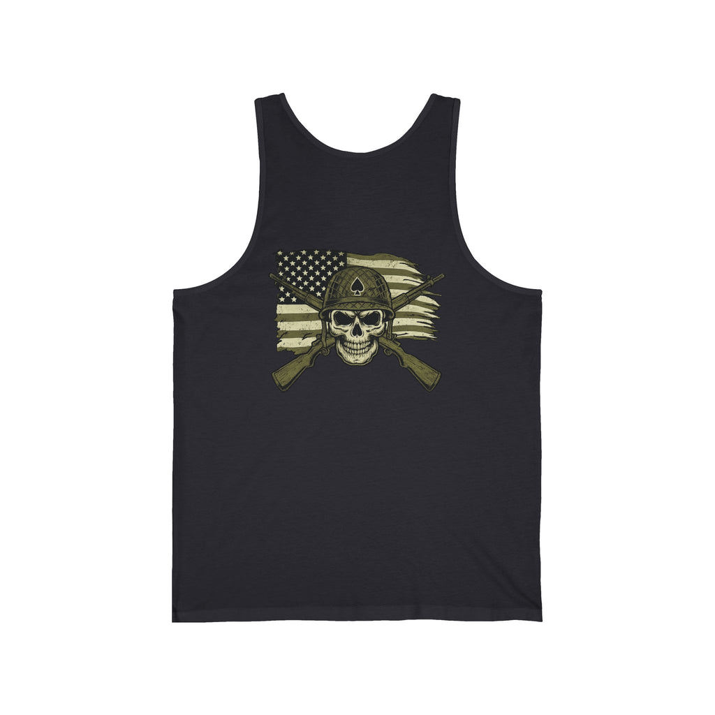 Skull Flag Tank Top — Patriotic American Flag Tank