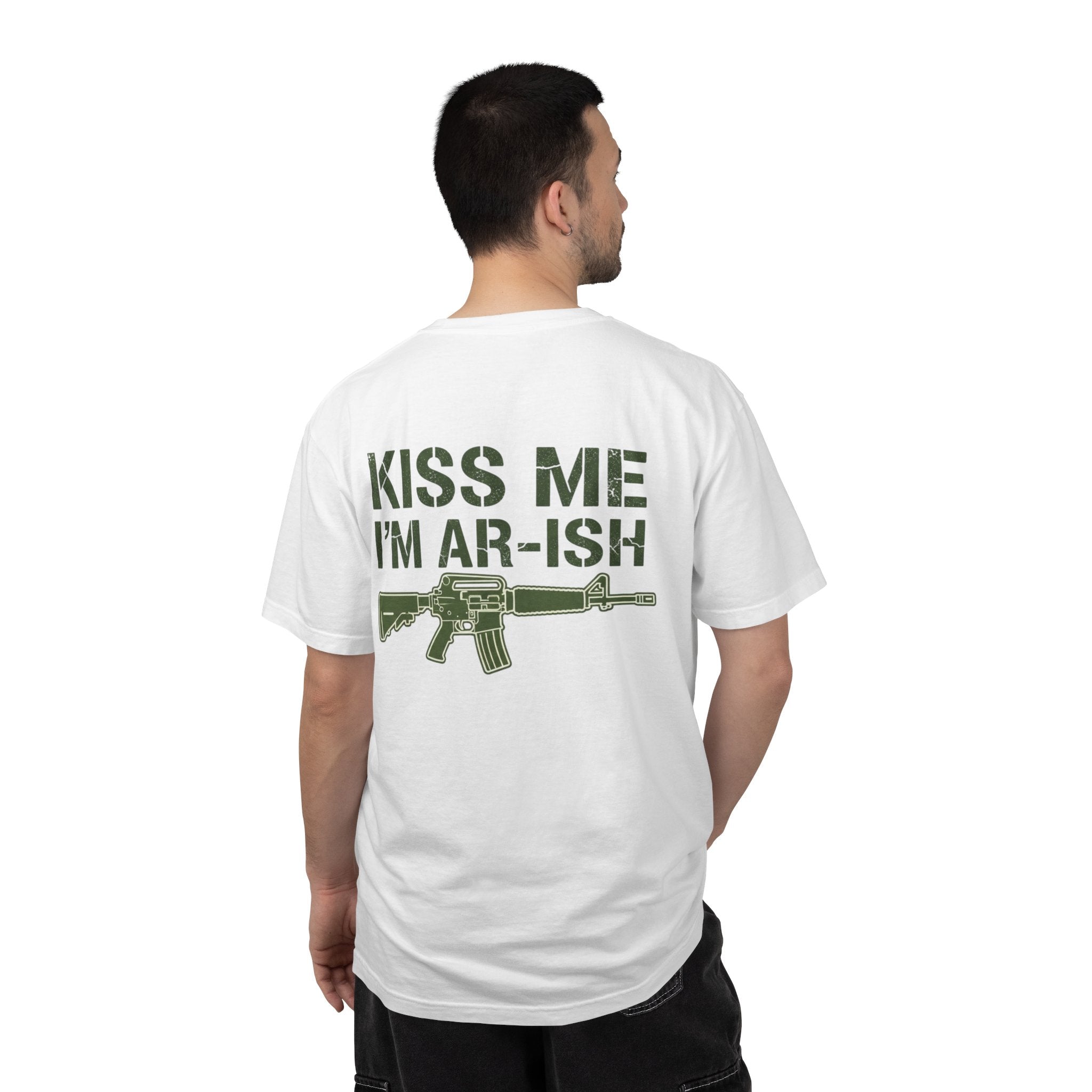 Kiss Me I’m AR-ish T-Shirt — Irish Flag & AR-15 St. Patrick’s Day Tee
