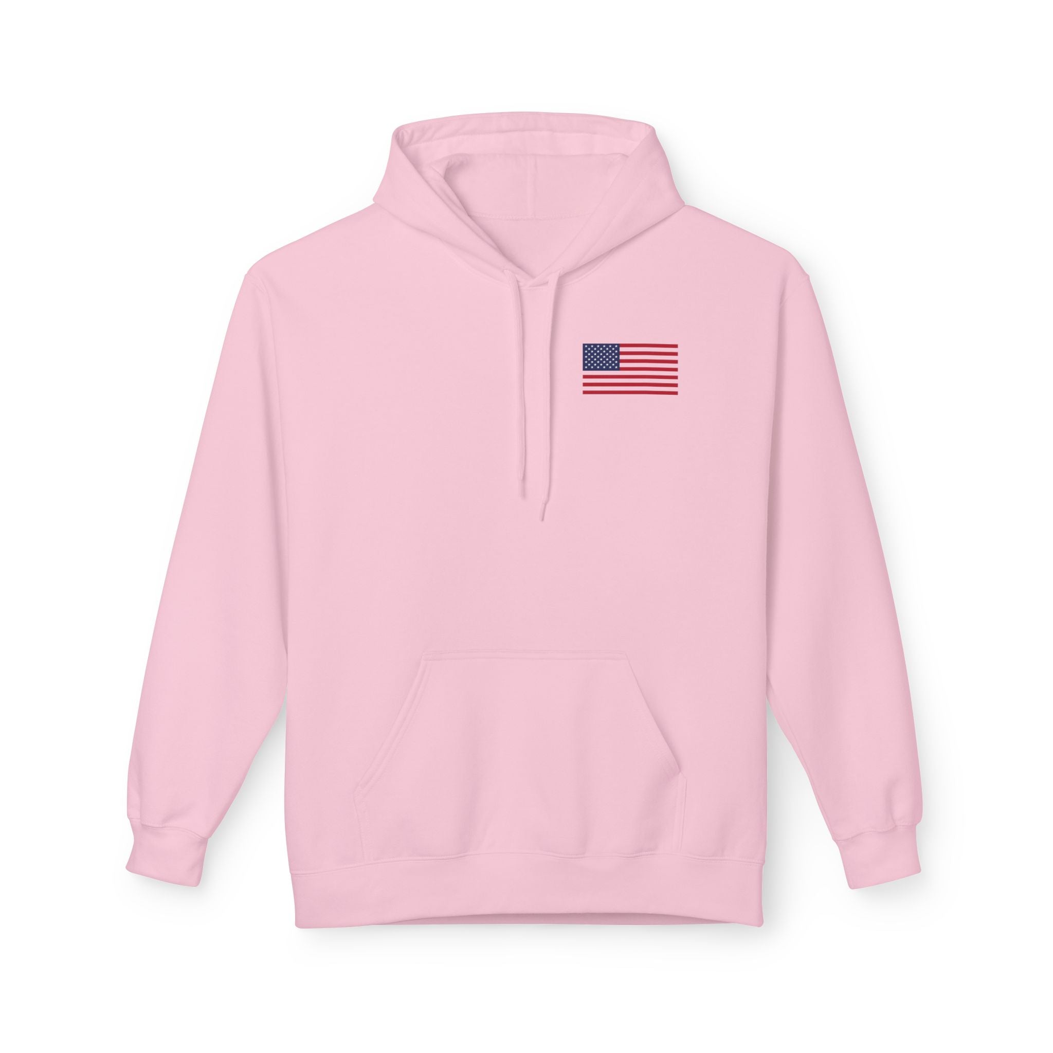 Skull & Cross Rifles American Flag Hoodie — Military Style Tactical Pullover