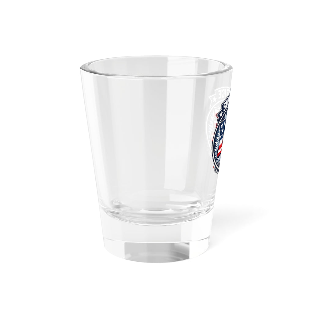 Support ICE Shot Glass — Patriotic 1.5oz Shooter Glass
