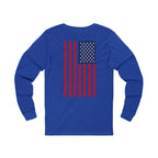 'Come and Take It' AR-15 Long Sleeve Tee — American Flag Back Print