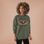 Patriotic Eagle Crewneck Sweatshirt — "Land of the Free, Home of the Brave"