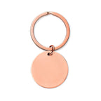 Ice Ice Baby Round Stainless Steel Keychain — Engraved Novelty Keyring