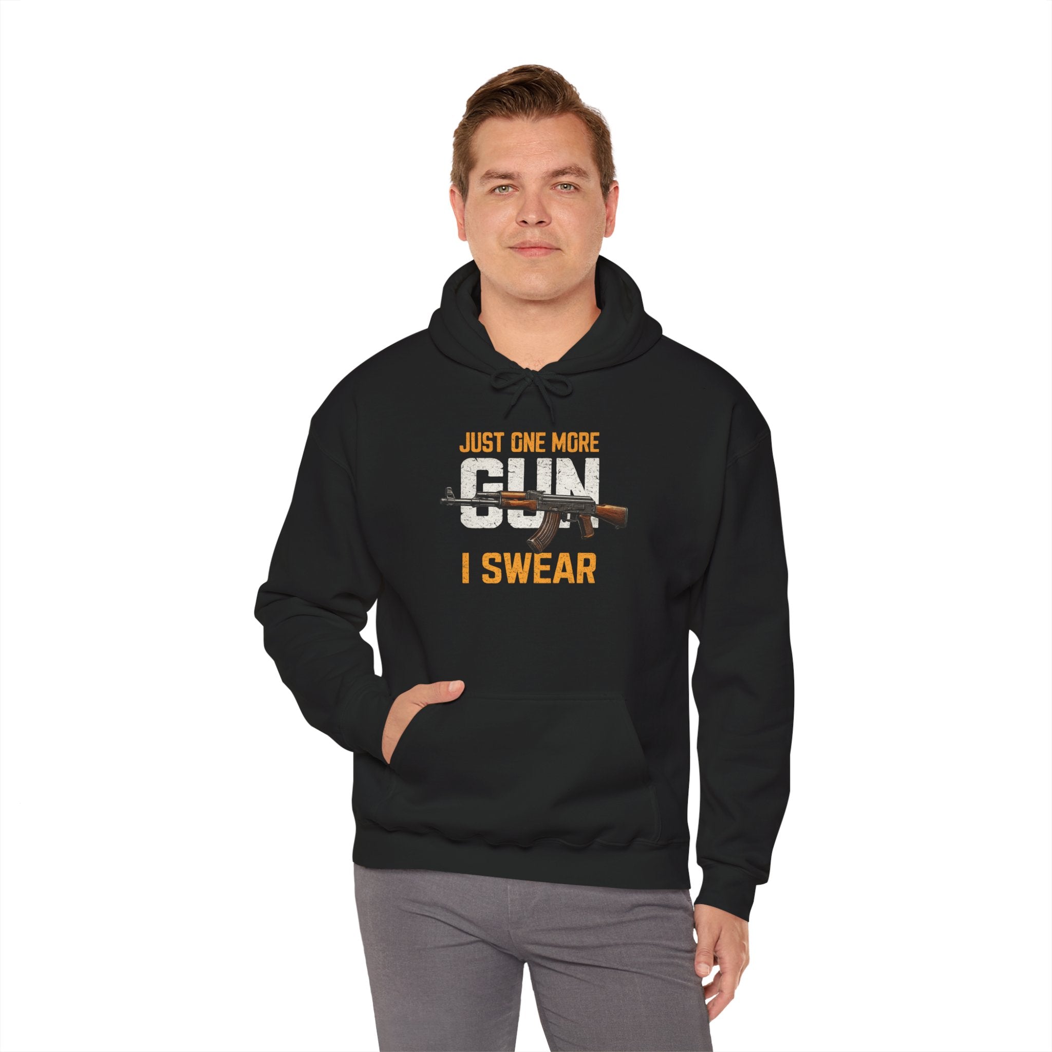 "Just One More Gun I Swear" - Graphic Hoodie