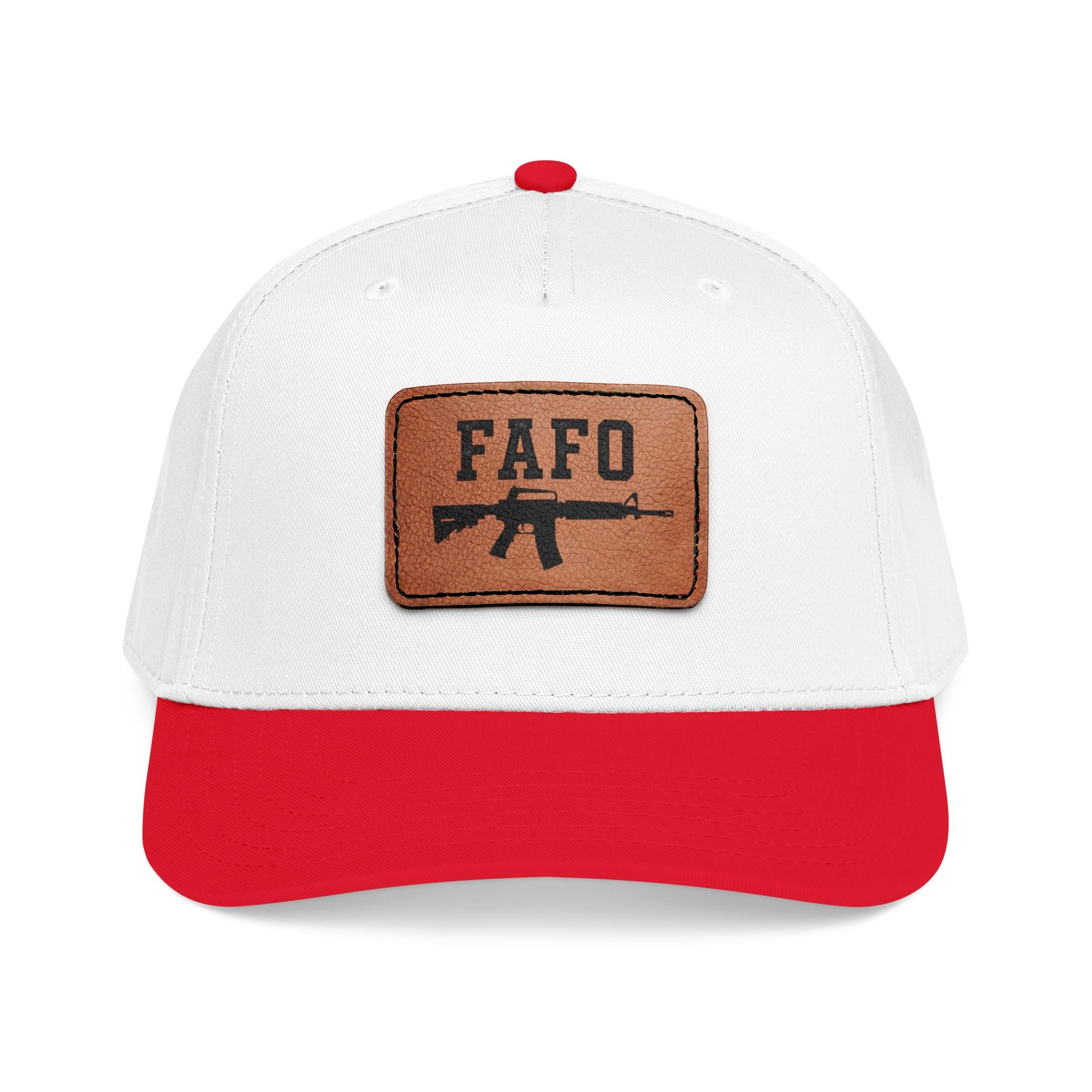 "FAFO" Leather Patch Hat