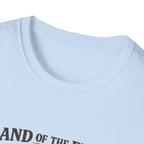 Patriotic Eagle T-Shirt — "Land of the Free, Home of the Brave"