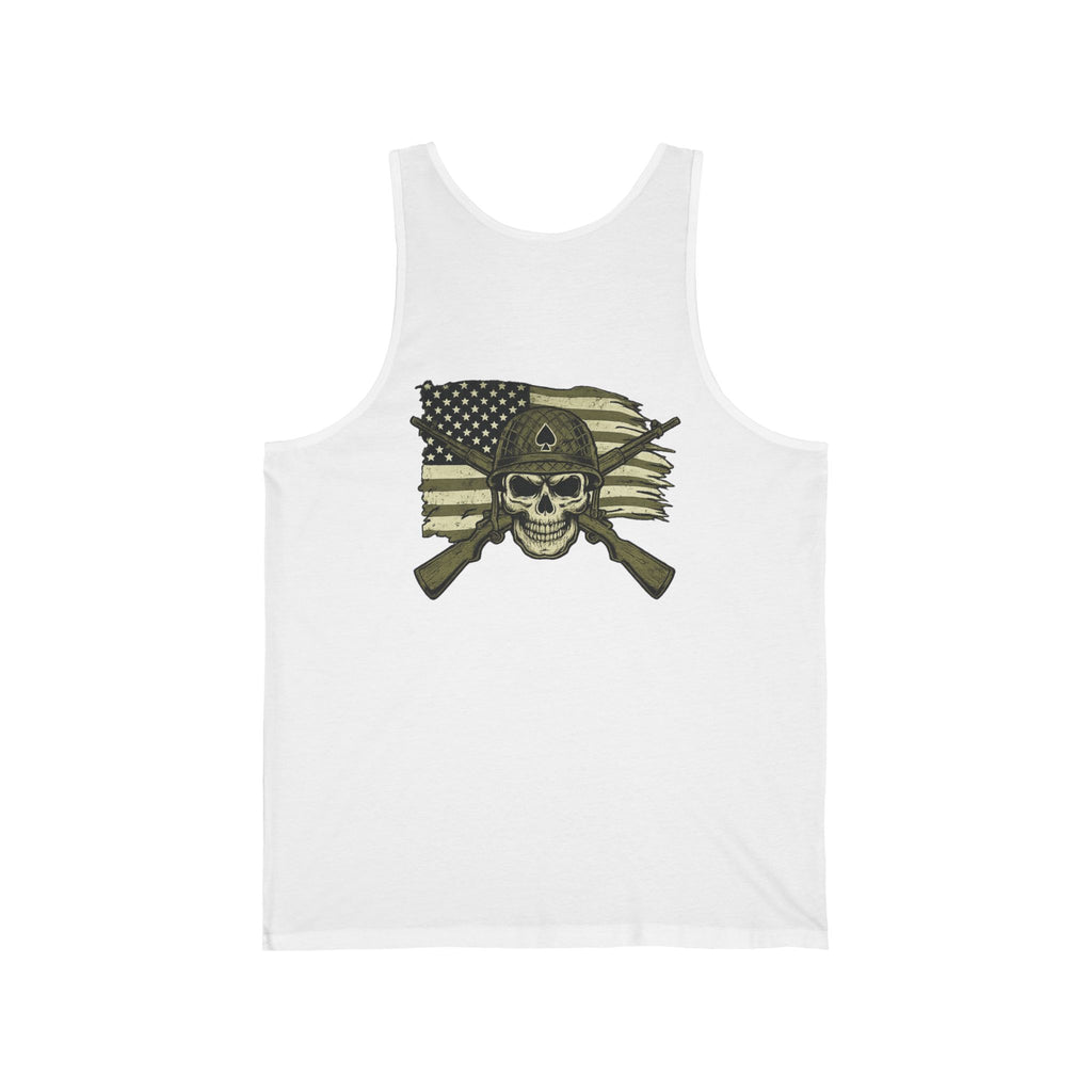 Skull Flag Tank Top — Patriotic American Flag Tank