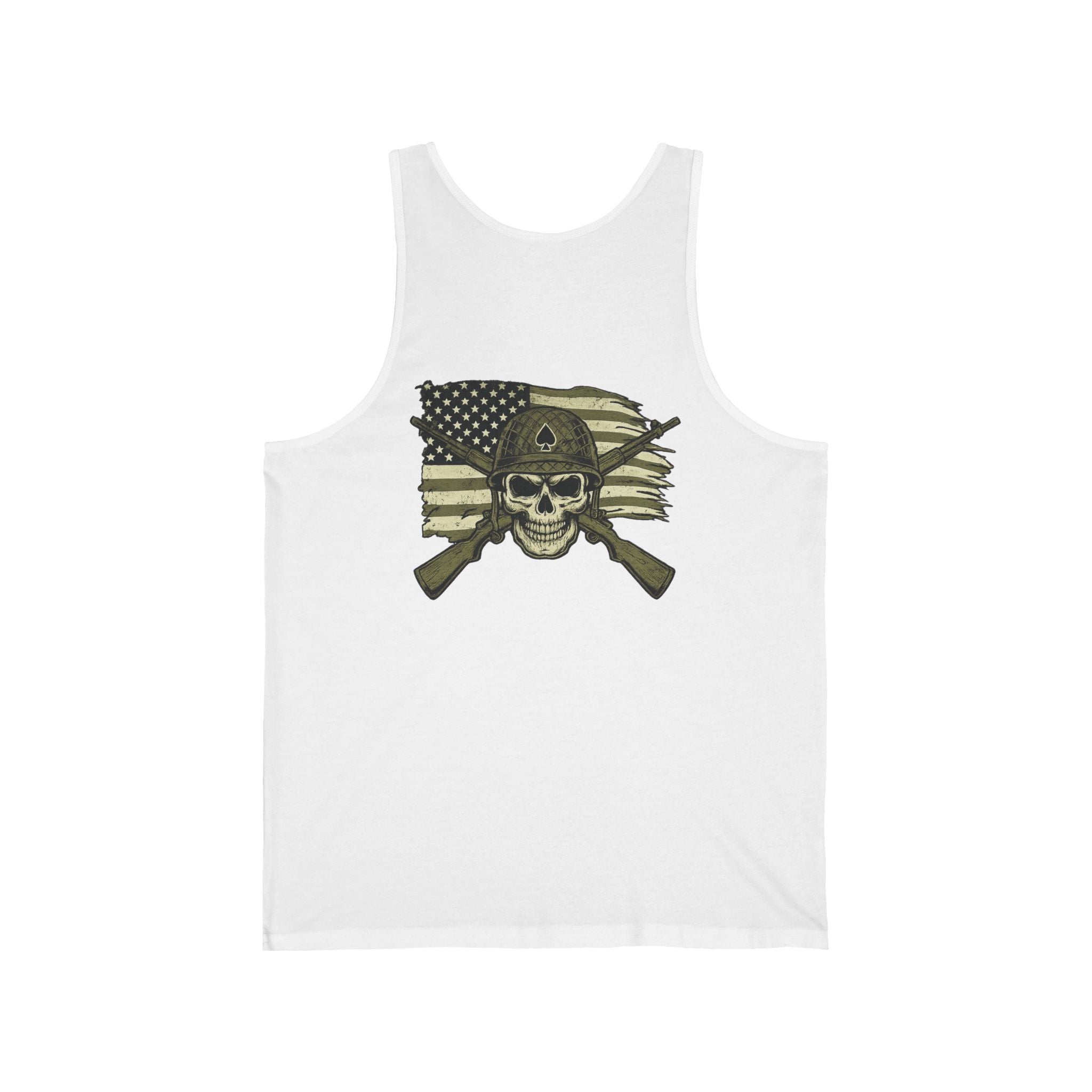 Skull Flag Tank Top — Patriotic American Flag Tank