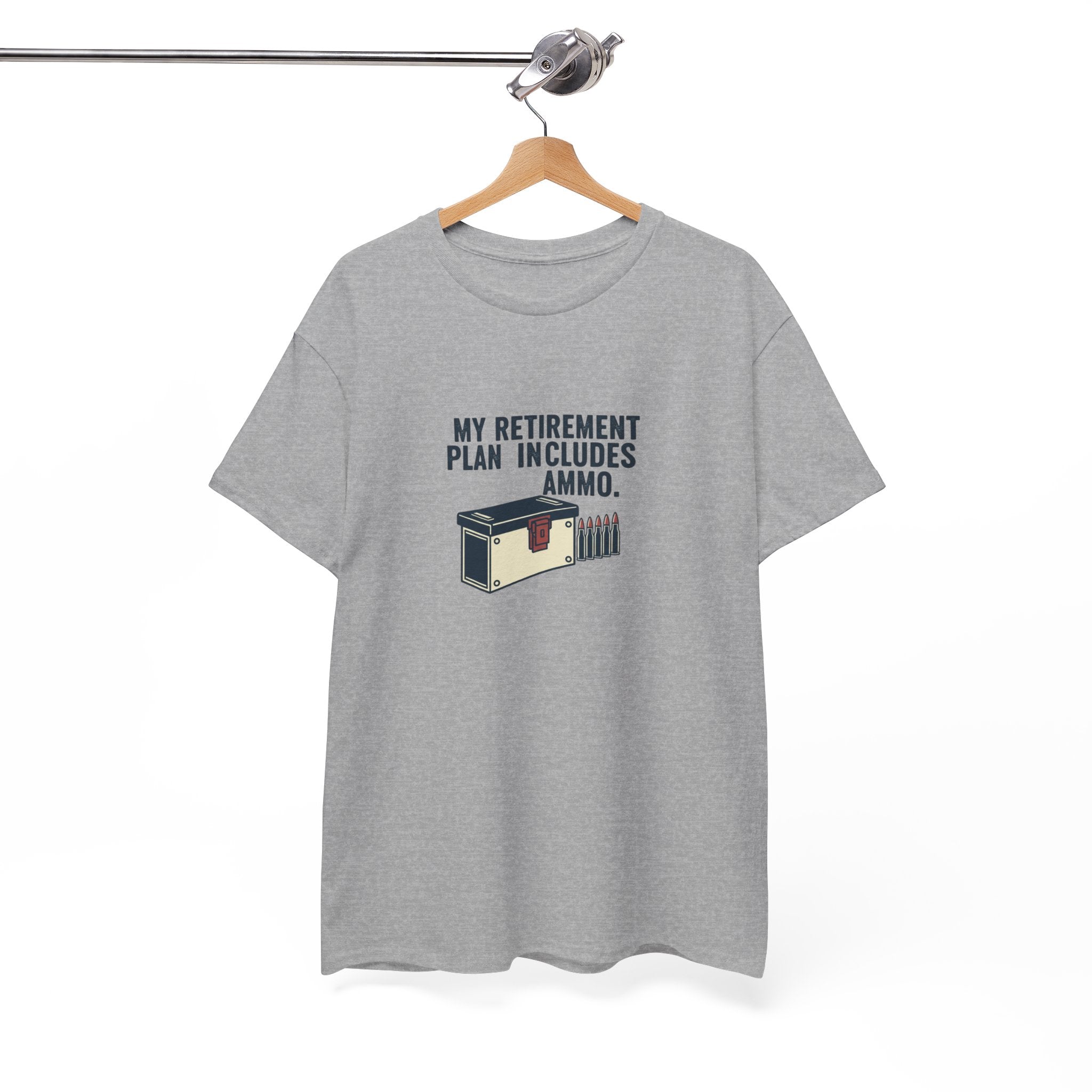 Ammunition Retirement Plan T-Shirt — Funny Gun Lover Tee