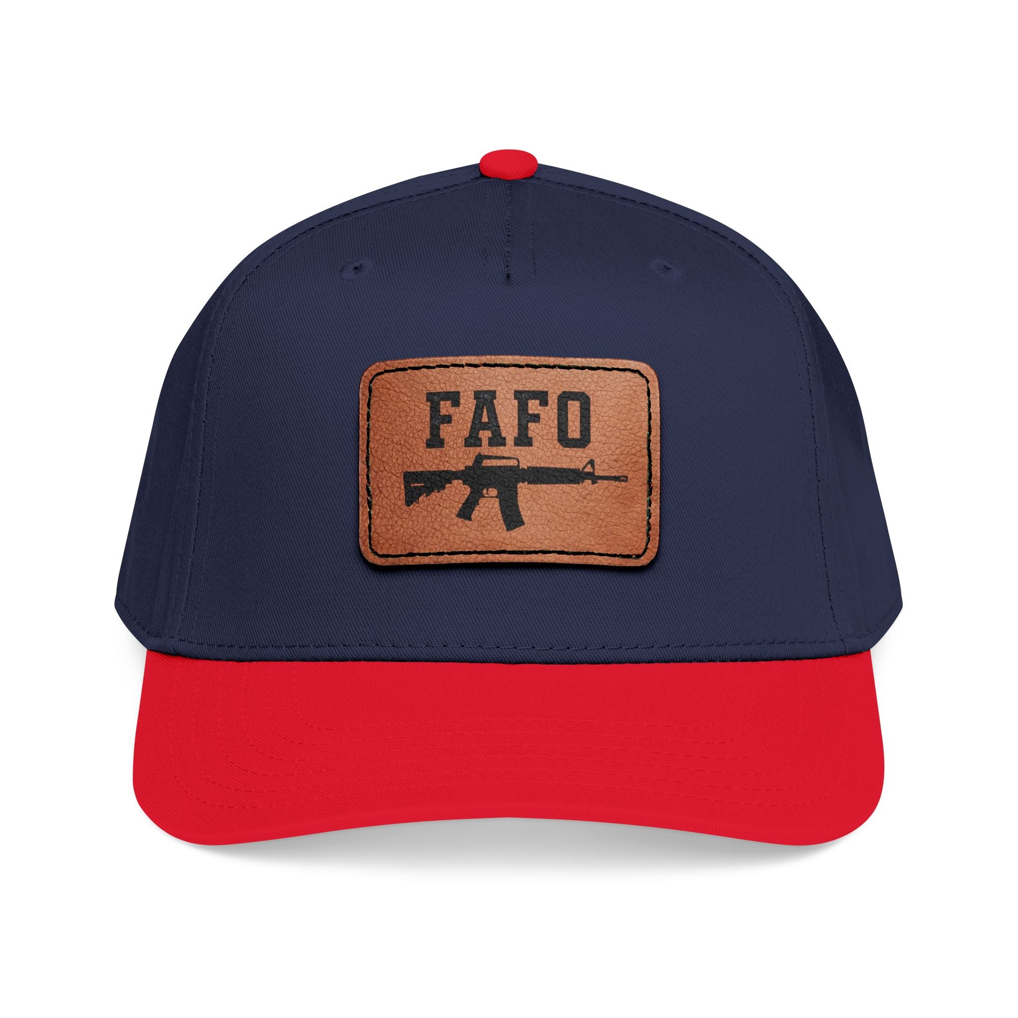 "FAFO" Leather Patch Hat