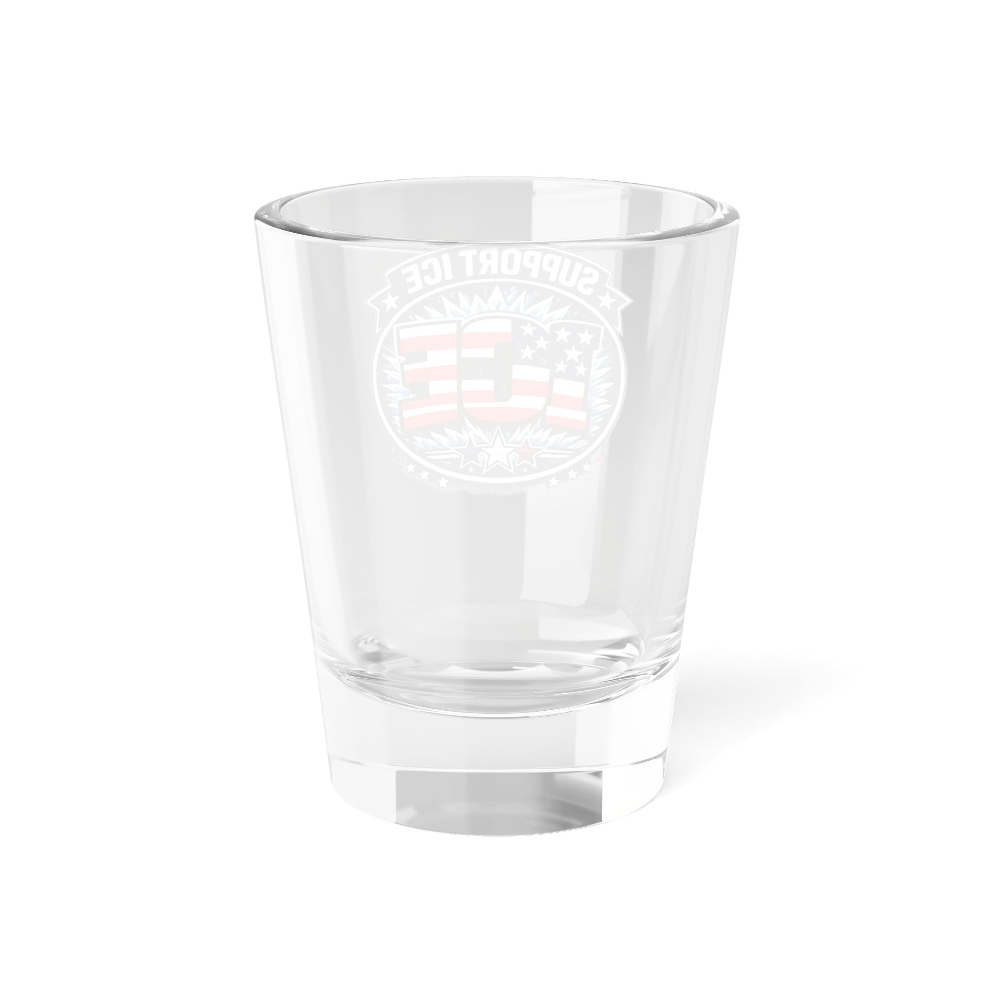 Support ICE Shot Glass — Patriotic 1.5oz Shooter Glass