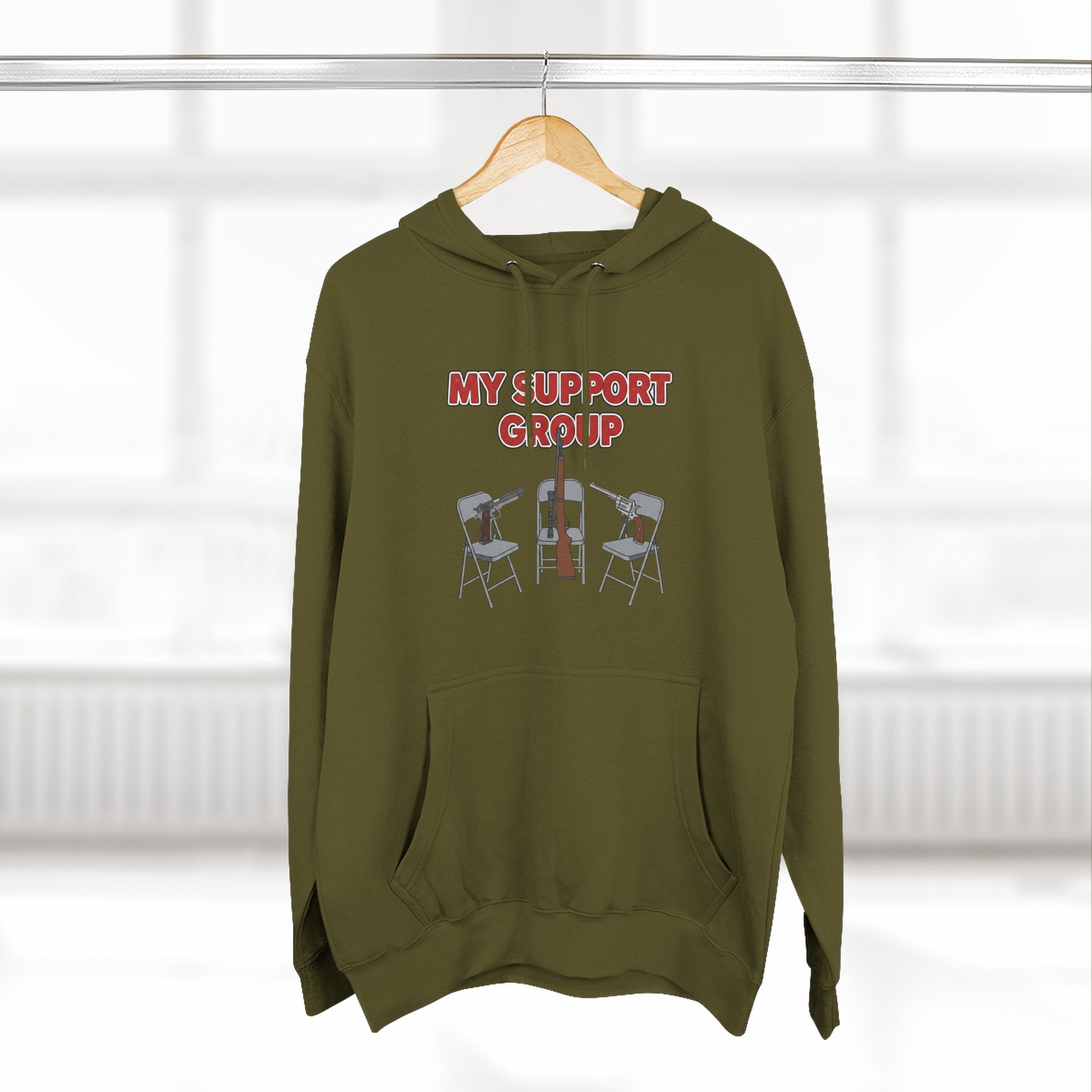 Support Group Hoodie — 'My Support Group' Graphic Pullover