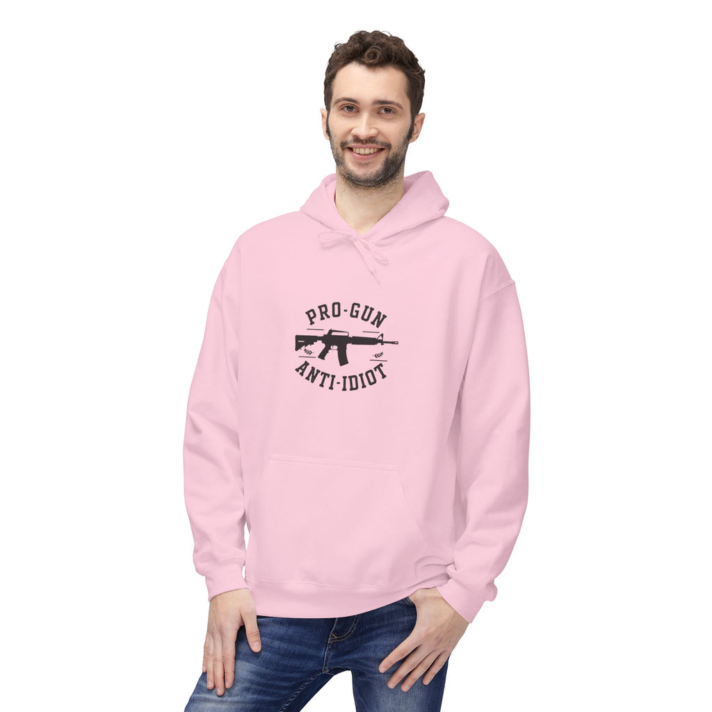 Pro Gun Anti-Idiot Hoodie — Rifle Graphic Pullover