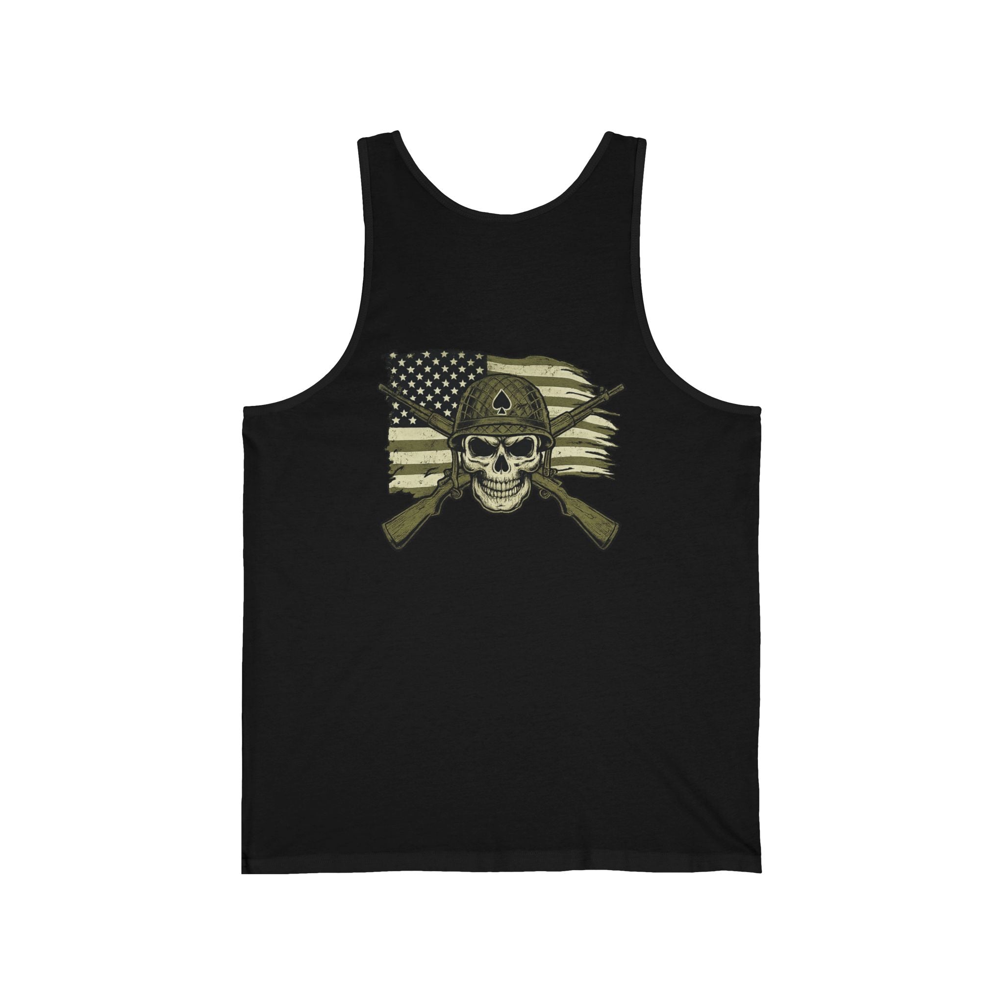 Skull Flag Tank Top — Patriotic American Flag Tank