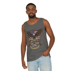 Second Amendment Eagle Tank Top – Protect the Second Patriotic American Flag Design