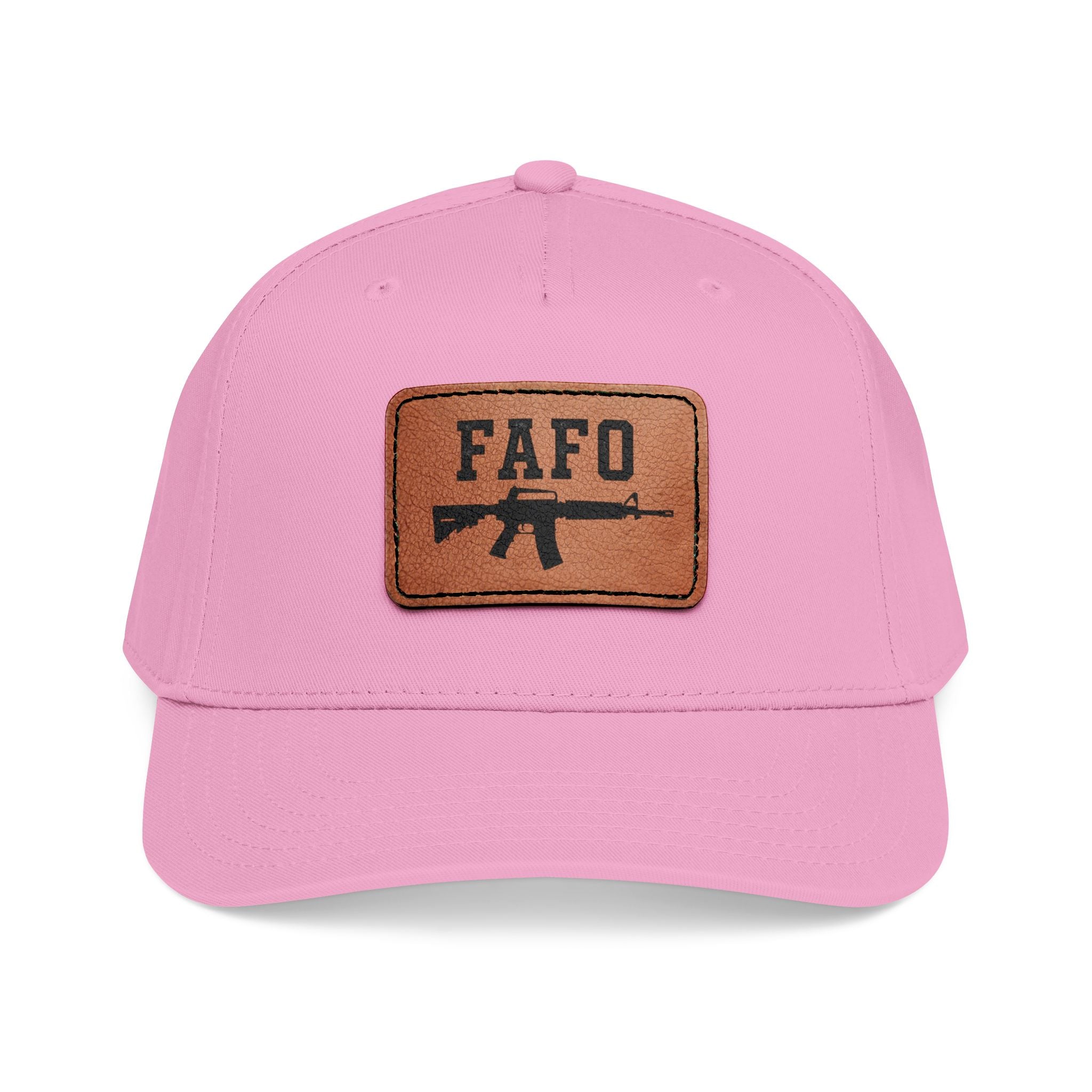 "FAFO" Leather Patch Hat