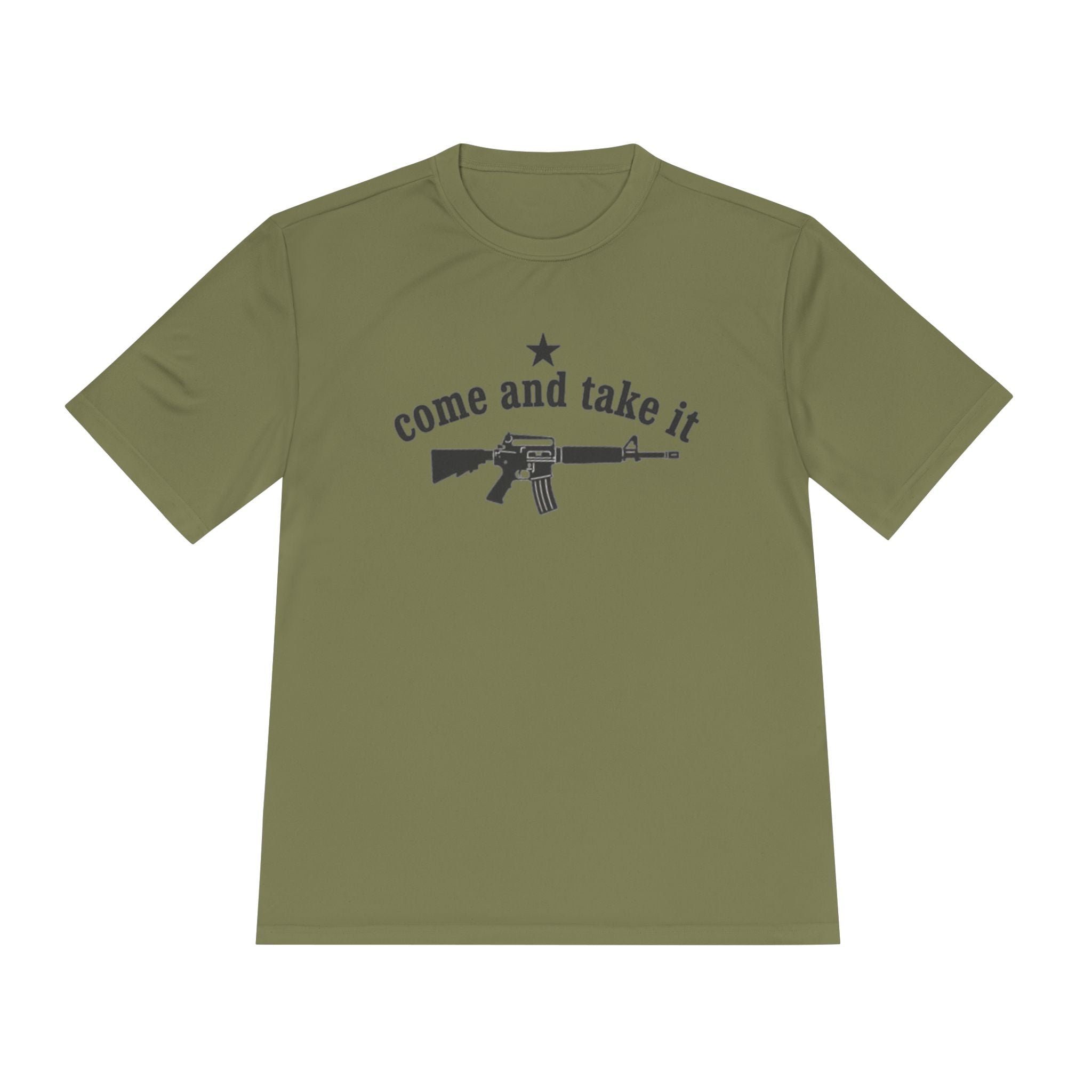 Come and Take It AR-15 Tee — Patriotic American Flag Moisture-Wicking Shirt