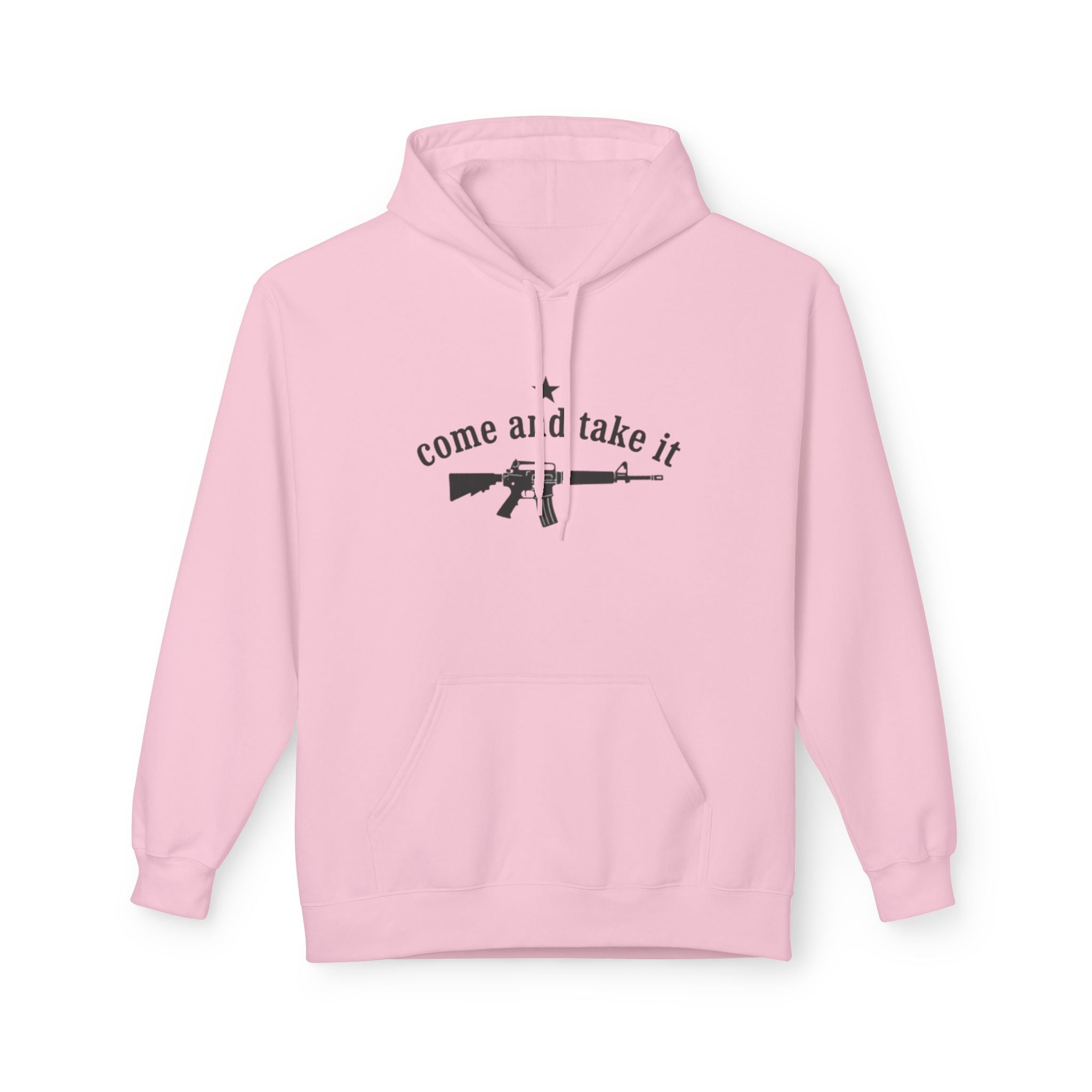 Patriotic "Come and Take It" Hoodie with American Flag - Pro-Second Amendment Pullover