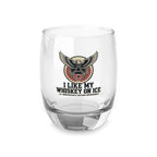 Whiskey Glass — "I Like My Whiskey On Ice" Eagle Shield Whiskey Glass | Law Enforcement Gift