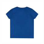 Patriotic Eagle V-Neck Tee — "Land of the Free, Home of the Brave"