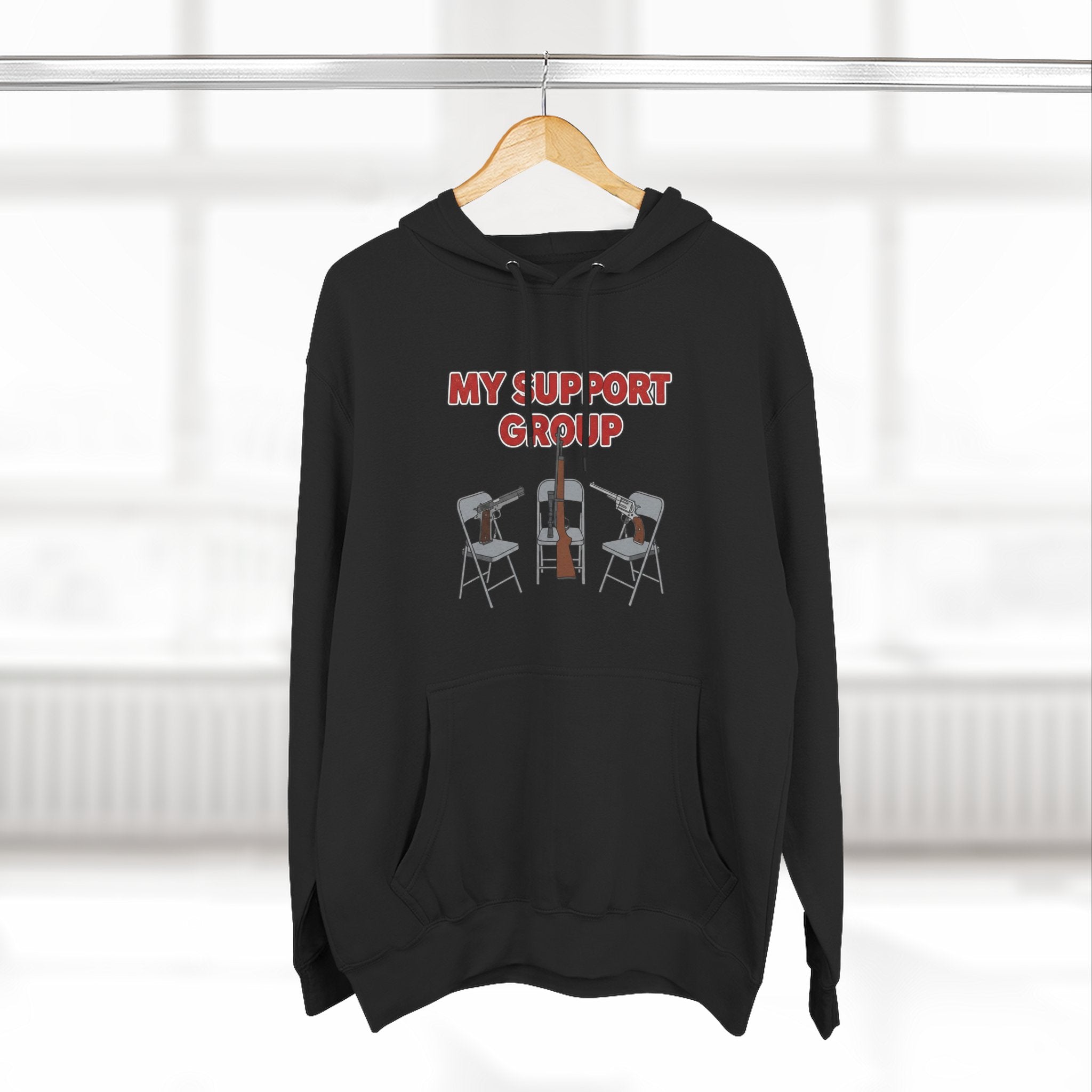 Support Group Hoodie — 'My Support Group' Graphic Pullover