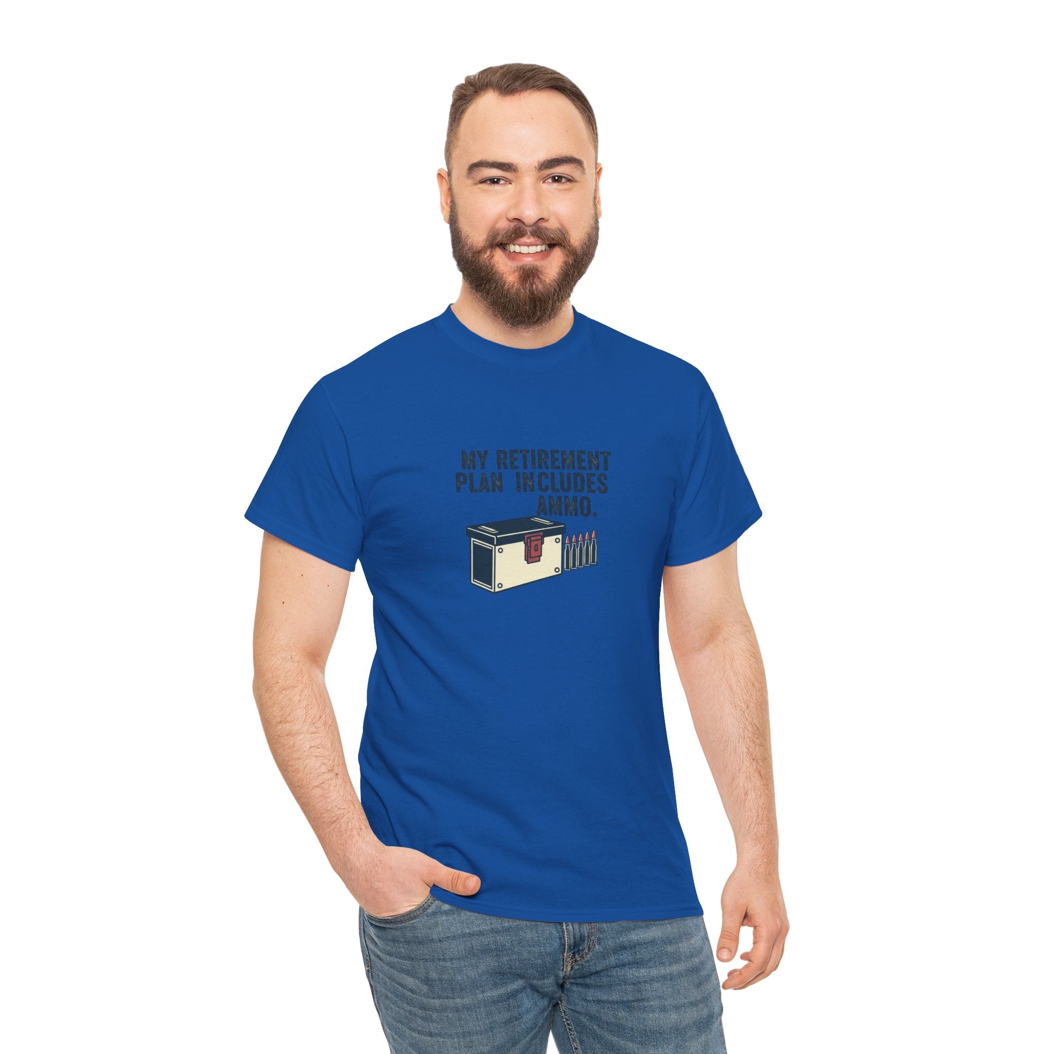 Ammunition Retirement Plan T-Shirt — Funny Gun Lover Tee