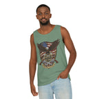 Second Amendment Eagle Tank Top – Protect the Second Patriotic American Flag Design