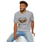 Patriotic Eagle T-Shirt — "Land of the Free, Home of the Brave"