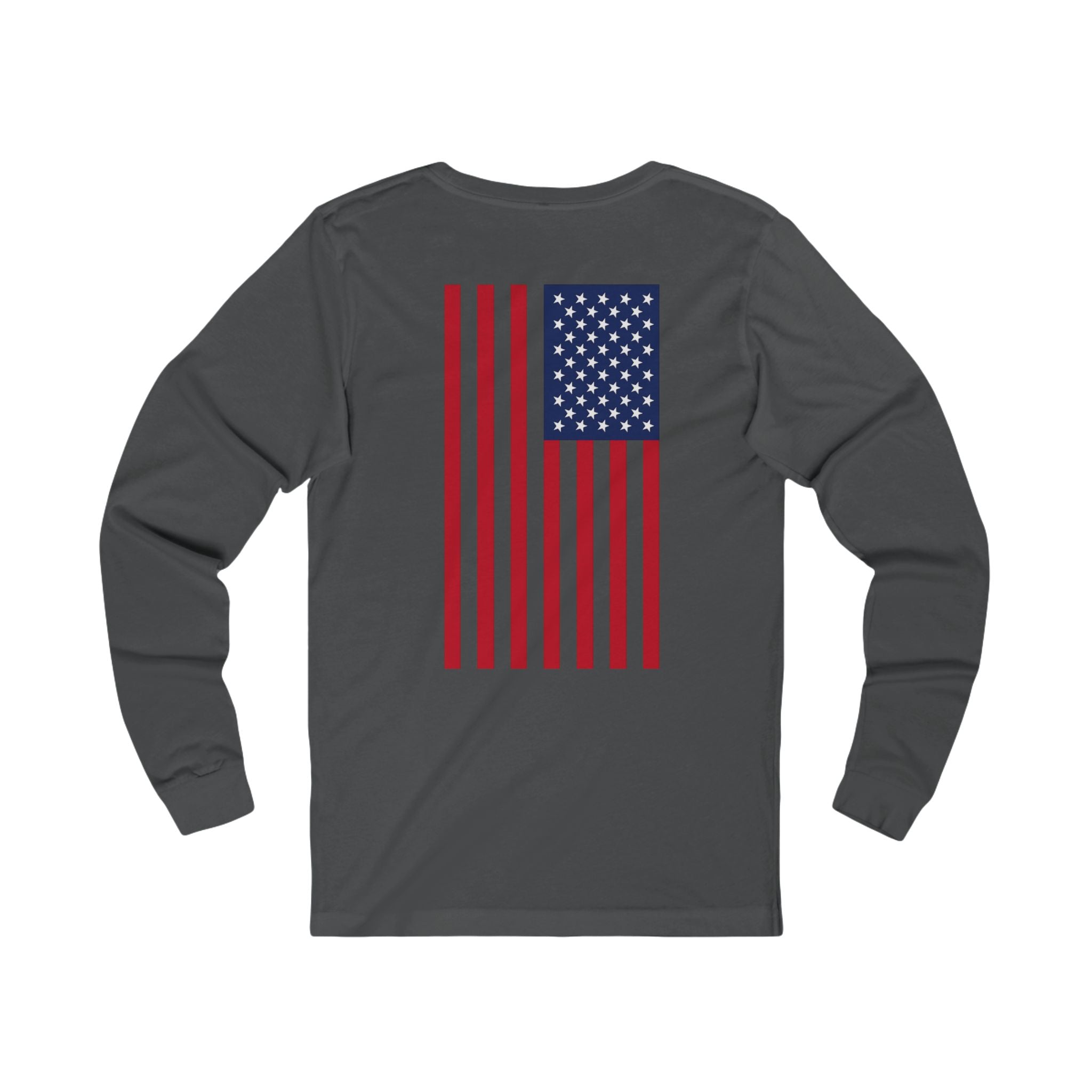 'Come and Take It' AR-15 Long Sleeve Tee — American Flag Back Print
