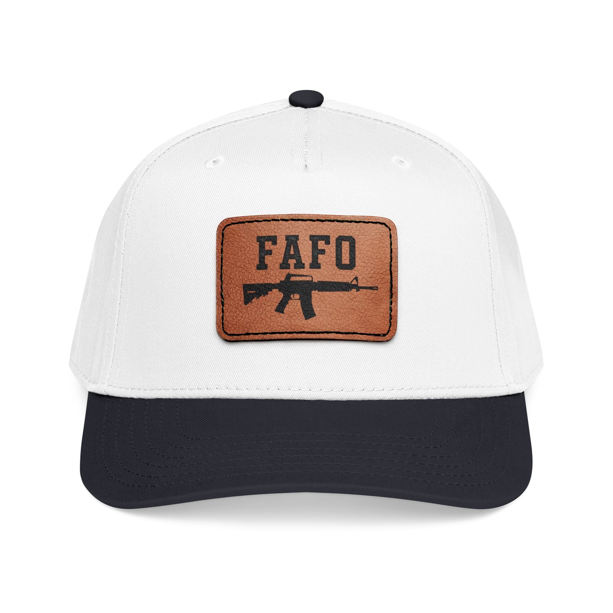 "FAFO" Leather Patch Hat