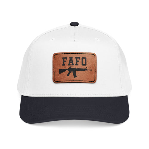 "FAFO" Leather Patch Hat