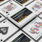 Thin Line Tribute Poker Playing Cards – First Responder Deck (Firefighters, EMT, Police, Border Patrol)