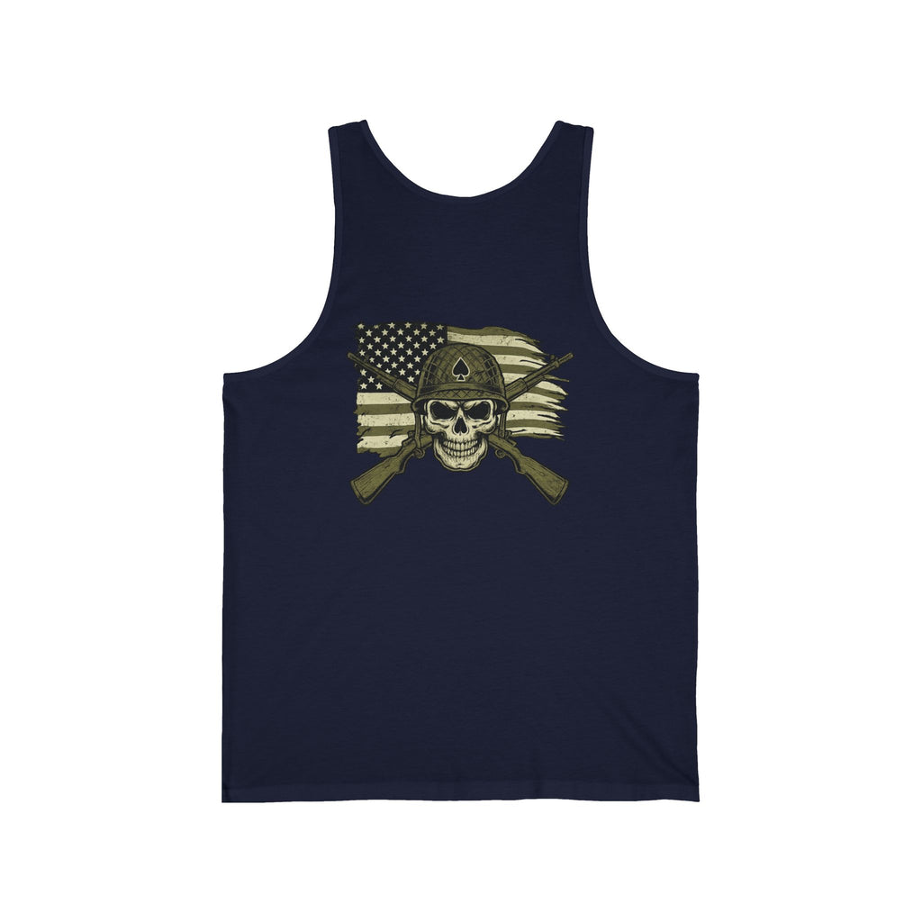 Skull Flag Tank Top — Patriotic American Flag Tank