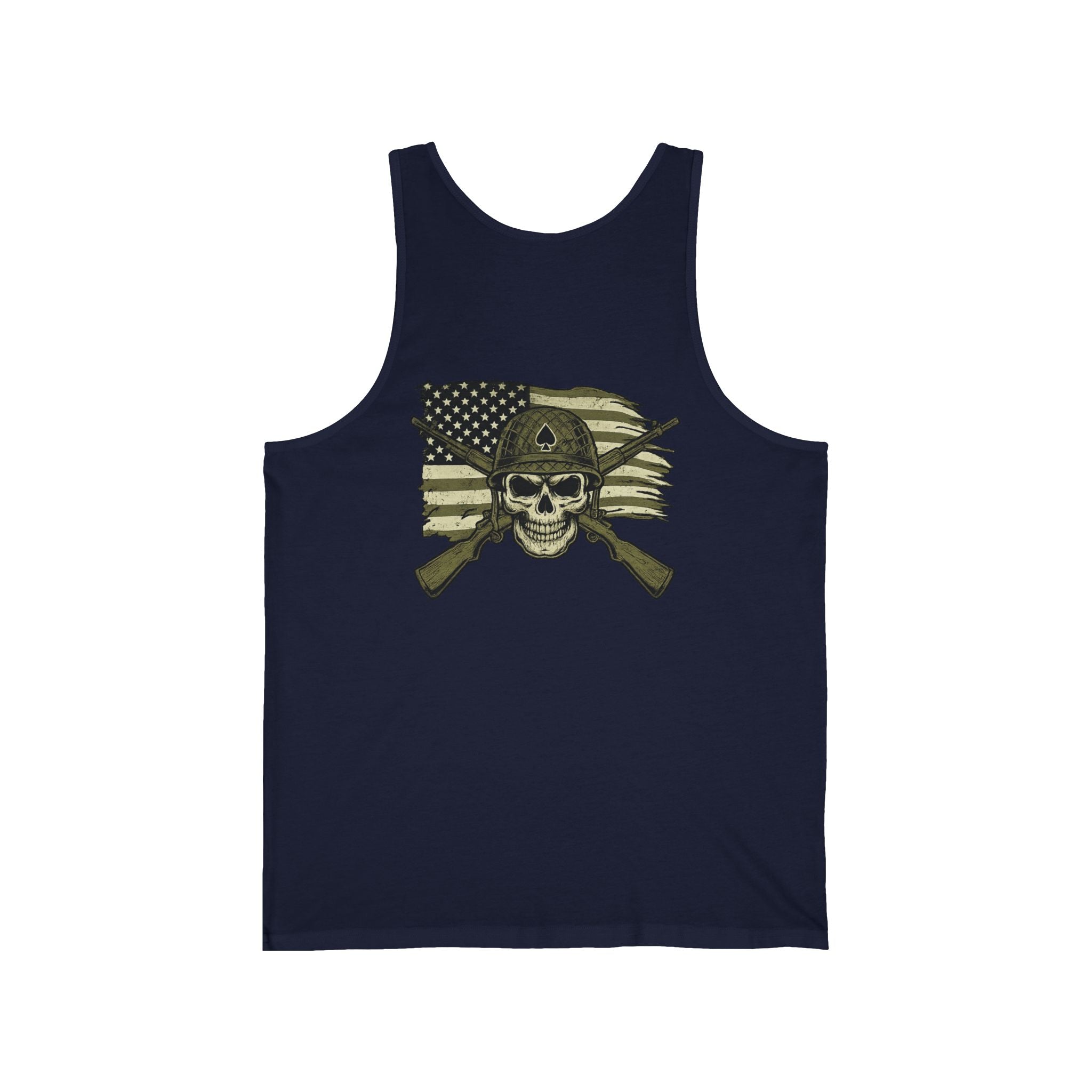 Skull Flag Tank Top — Patriotic American Flag Tank