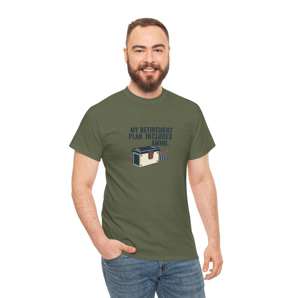 Ammunition Retirement Plan T-Shirt — Funny Gun Lover Tee