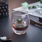 Whiskey Glass — "I Like My Whiskey On Ice" Eagle Shield Whiskey Glass | Law Enforcement Gift