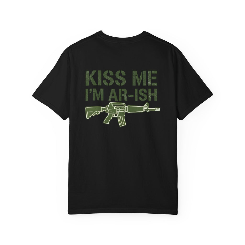 Kiss Me I’m AR-ish T-Shirt — Irish Flag & AR-15 St. Patrick’s Day Tee