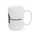 :America First Immigration Enforcement" Mug — Patriotic Coffee Cup 11oz/ 15oz