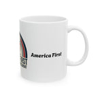 :America First Immigration Enforcement" Mug — Patriotic Coffee Cup 11oz/ 15oz