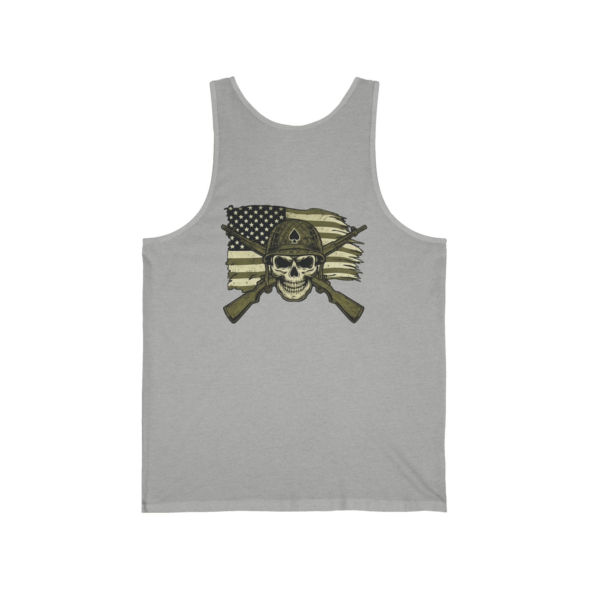 Skull Flag Tank Top — Patriotic American Flag Tank